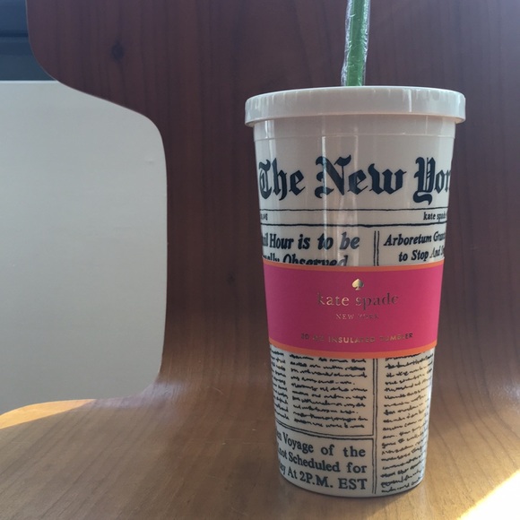 kate spade Other - Kate Spade Make Headlines Insulated Tumbler NWT